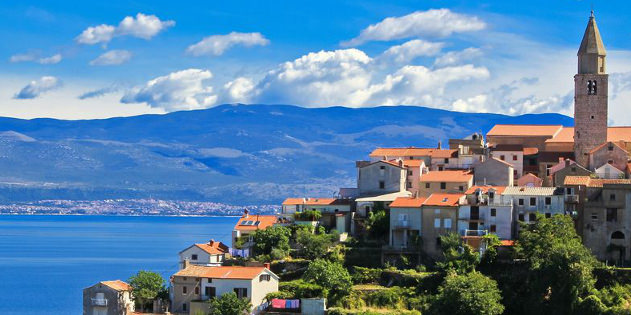 Sicht auf die Kvarner Bucht