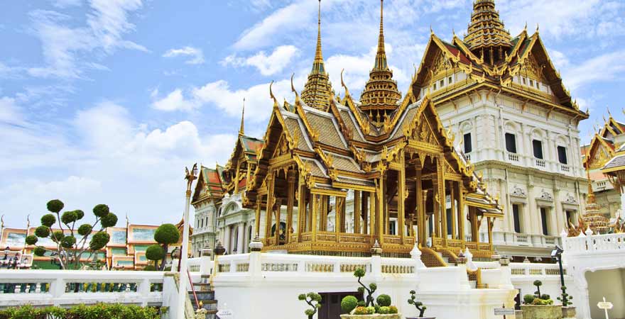 Königspalast Wat Phra Kaeo in Bangkok in Thailand