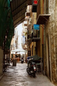 Gasse von Palermo, Sizilien