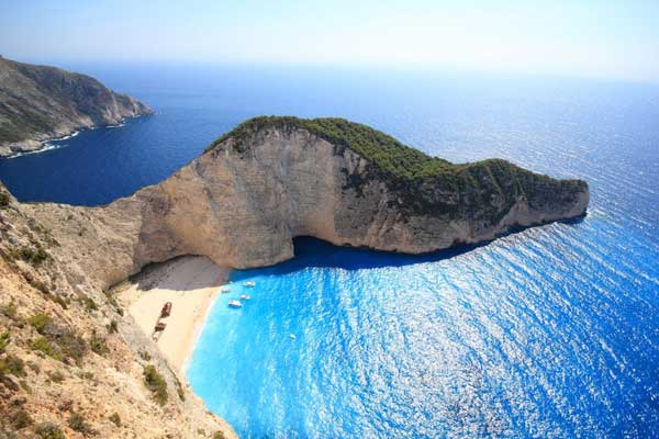 Schmugglerbucht auf der Insel Zakynthos in Griechenland