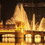 Dubai Fountain in den VAE