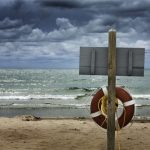 Rettungsring am Strand