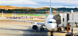 Flugzeug beim Boarding