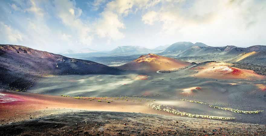 Timanfaya Nationalpark auf Lanzarote auf den Kanaren in Spanien