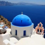 Insel Santorin in Griechenland