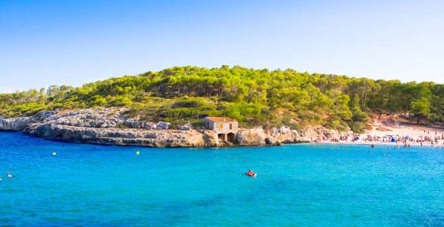 Cala Mondrago auf Mallorca in Spanien