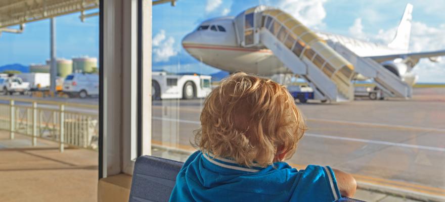 Fliegen mit Kind