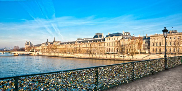 Das Louvre in Paris in Frankreich