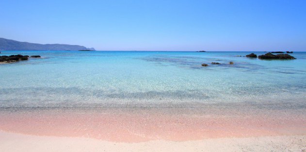 Pinker Sand auf den Bahamas