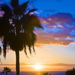 Sonnenuntergang auf Gran Canaria in Spanien