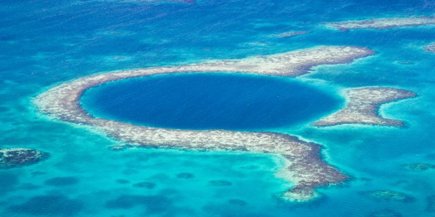 The Great Blue Hole in Belize