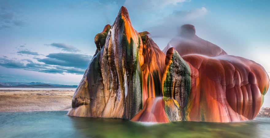 Fly Geyser in den USA