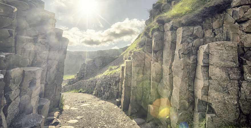 Giants Causeway in Irland