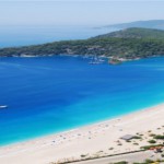 Strand Oludeniz bei Fethiye in der Tuerkei