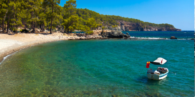 Strand in der Tuerkei