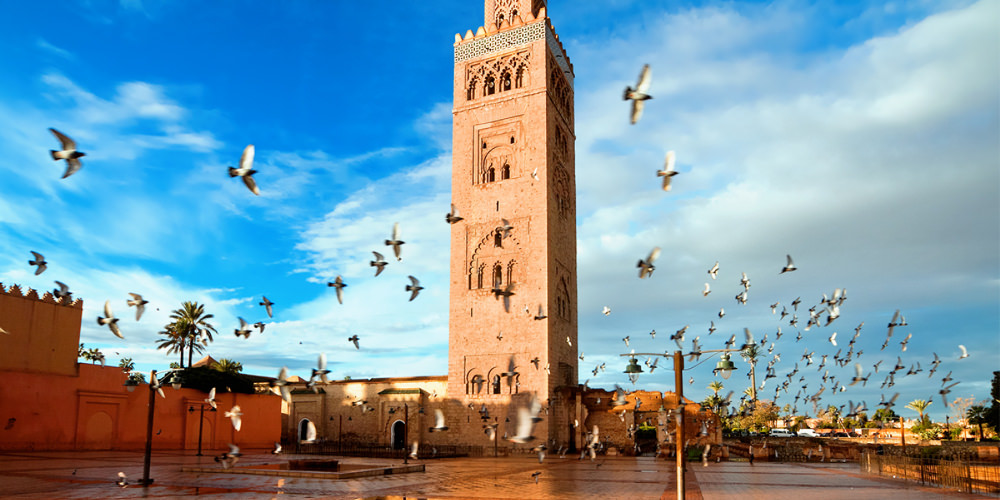 Koutoubia Moschee in Marrakesch in Marokko