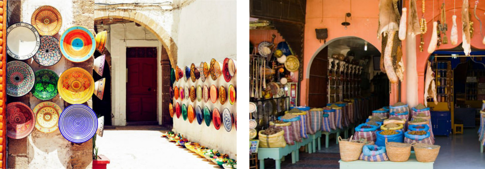 Souks in marokko