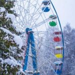 Riesenrad im Winter
