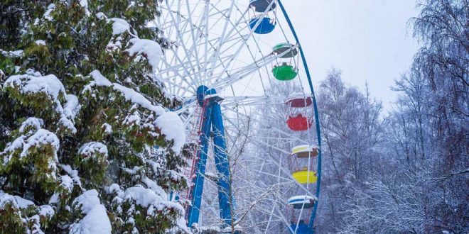 Ein winterlicher Besuch im Freizeitpark