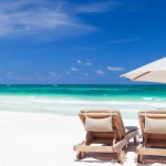 Strand in Tulum in Mexiko
