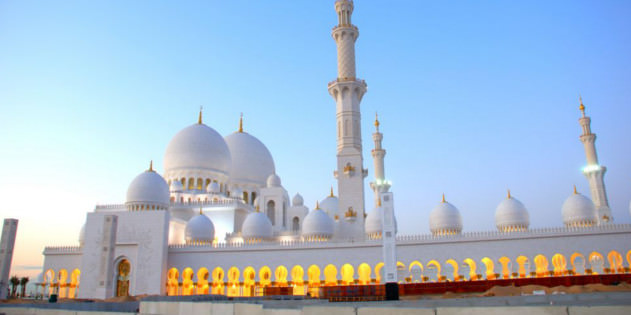 Moschee in Abu Dhabi in den VAE