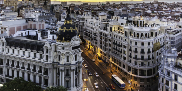 Blick auf Madrid