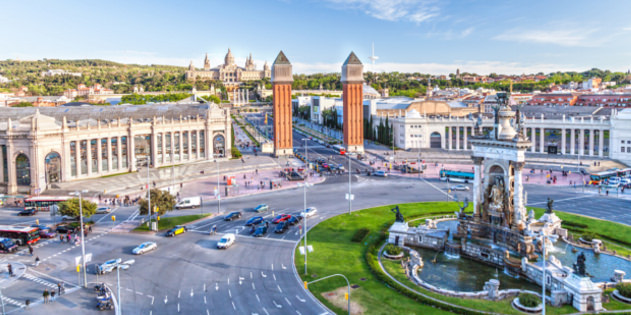 Blick auf Barcelona