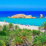 Vai Beach auf Kreta in Griechenland