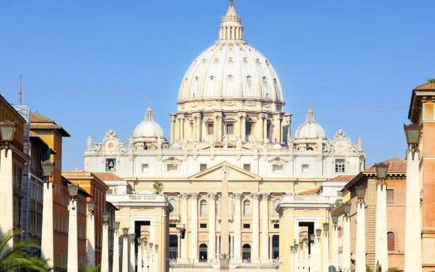 Petersdom in Rom in Italien
