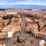 Blick über Rom in Italien