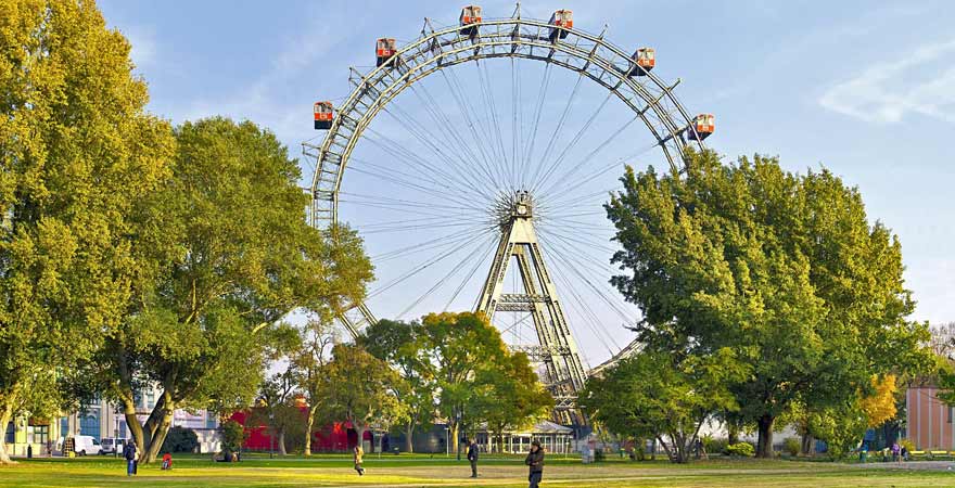 Riesenrad im Prater in Wien