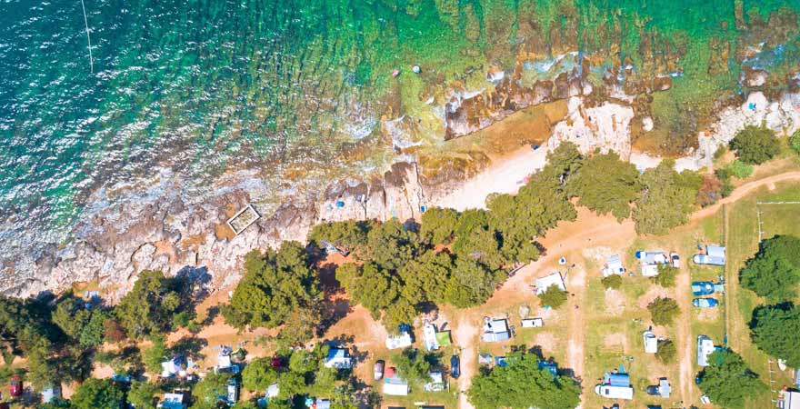 Savudrija in Kroatien