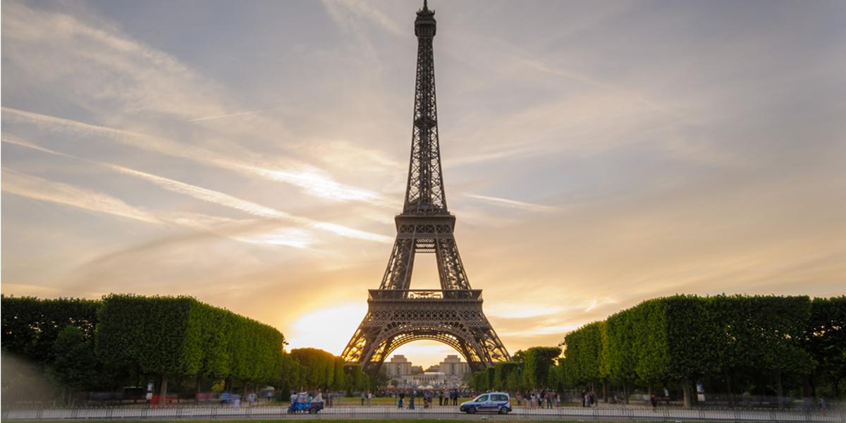 Eiffeltum in Paris in Frankreich