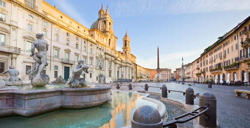 Piazza Navona in Rom in Italien
