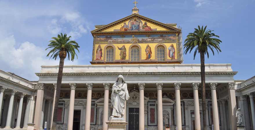Kirche San Paolo fuori le Mura in Rom in Italien