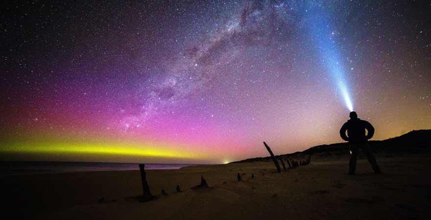 Südlichter in Victoria in Australien