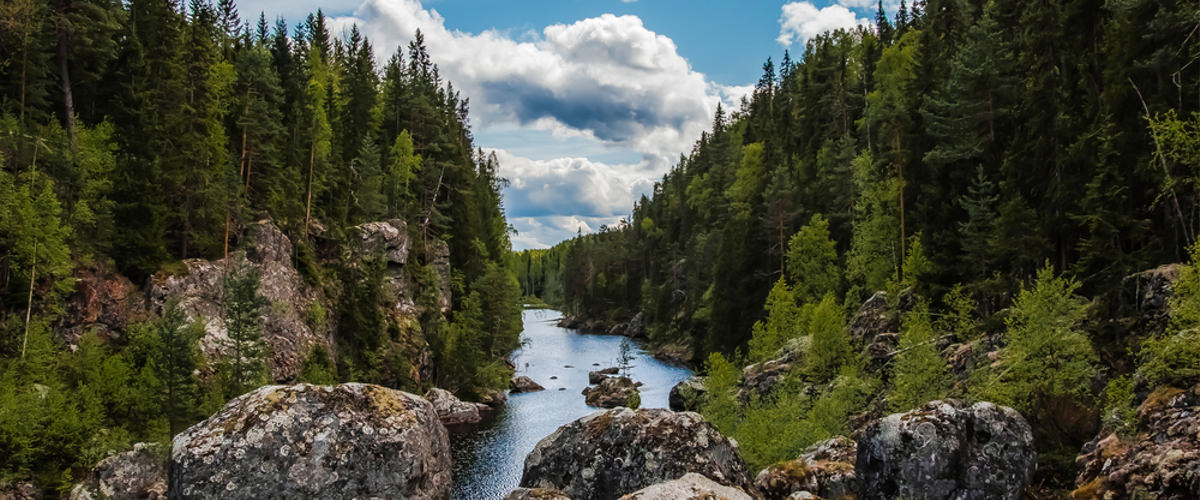 The dead Waterfall in Schweden