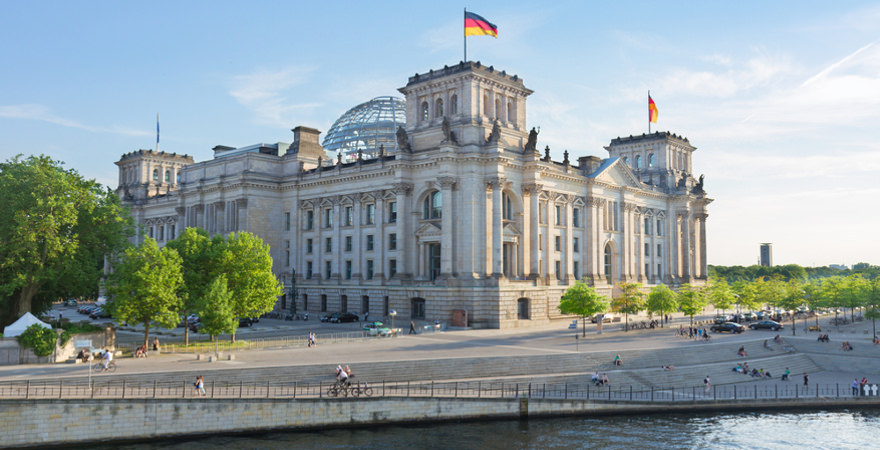 Reichstag in berlin in Deutschland