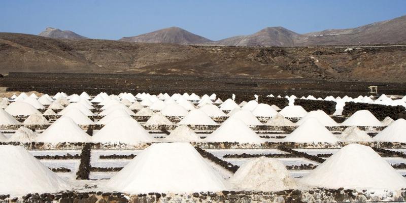 Salzsaline auf Lanzarote