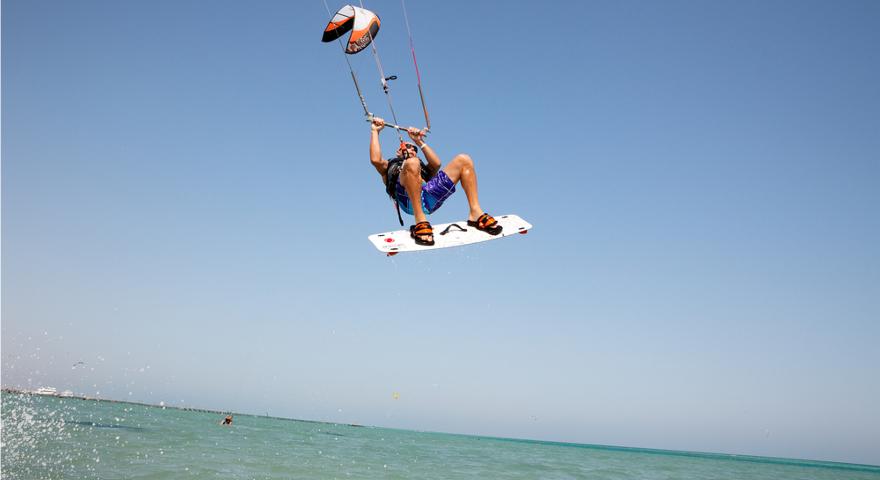 Kiten in El Gouna