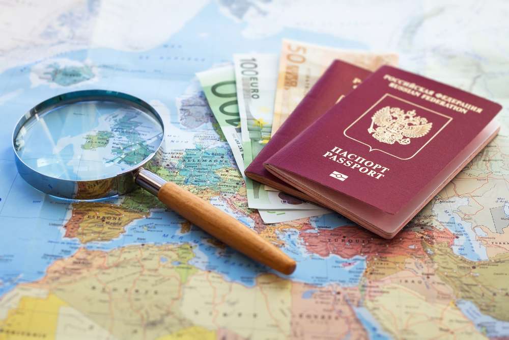 Landkarte und Geld