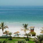 Strand in Ajman in den VAE