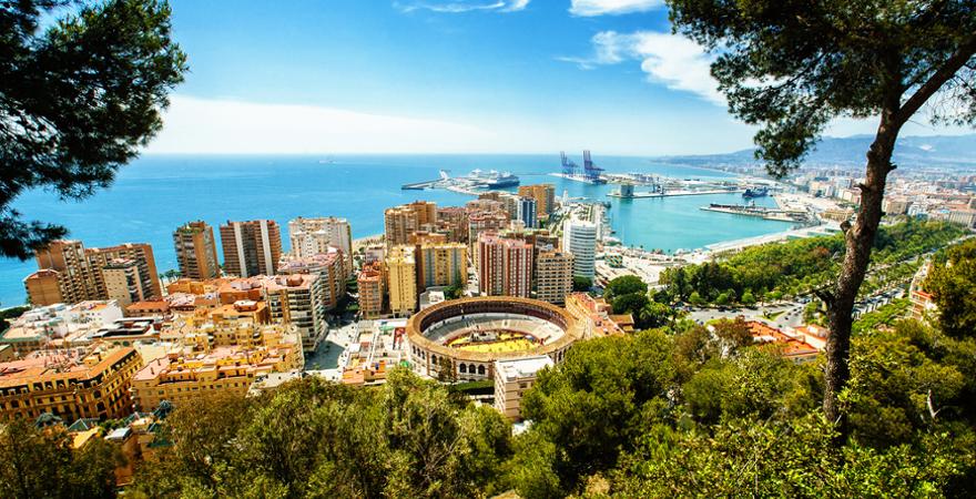 Malaga in Spanien