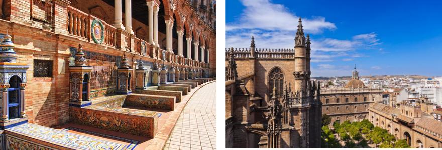 Altstadt Sevilla in Spanien