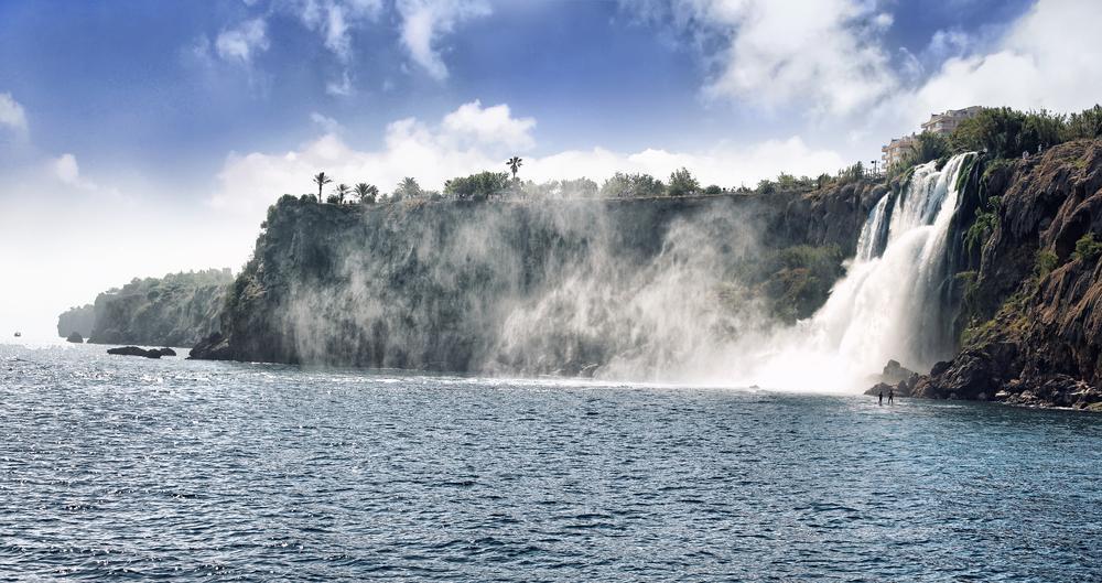 Wasserfall in Antalya in der Tuerkei