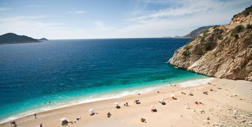 Strand an der tuerkischen Riviera