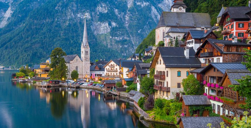 Hallstättersee in Österreich