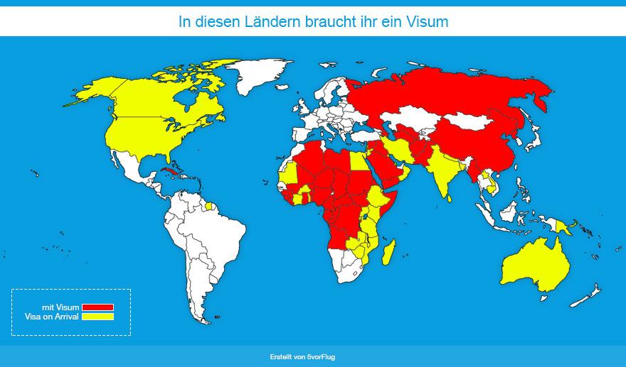 Visafreie länder für ägypter