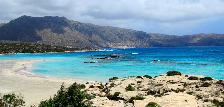 Elafonissi Beach auf Kreta in Griechenland