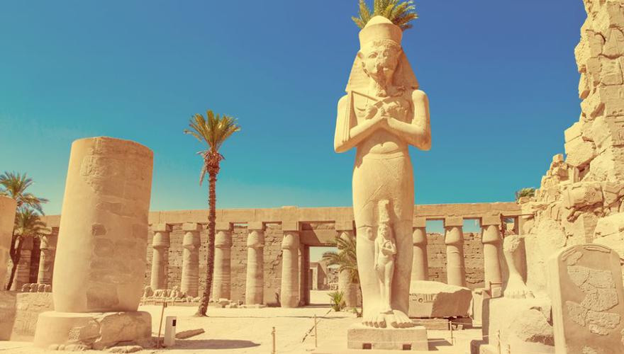 Karnak Tempel in Aegypten